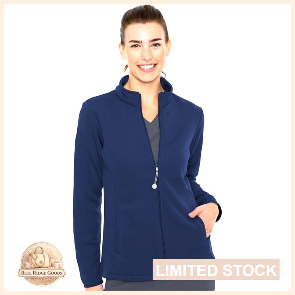 Performance Fleece Jacket With Pockets Stretch Fi… - image 1